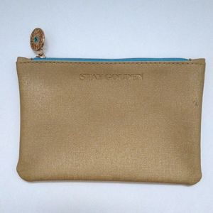 Ipsy Stay Golden Makeup Bag NWOT